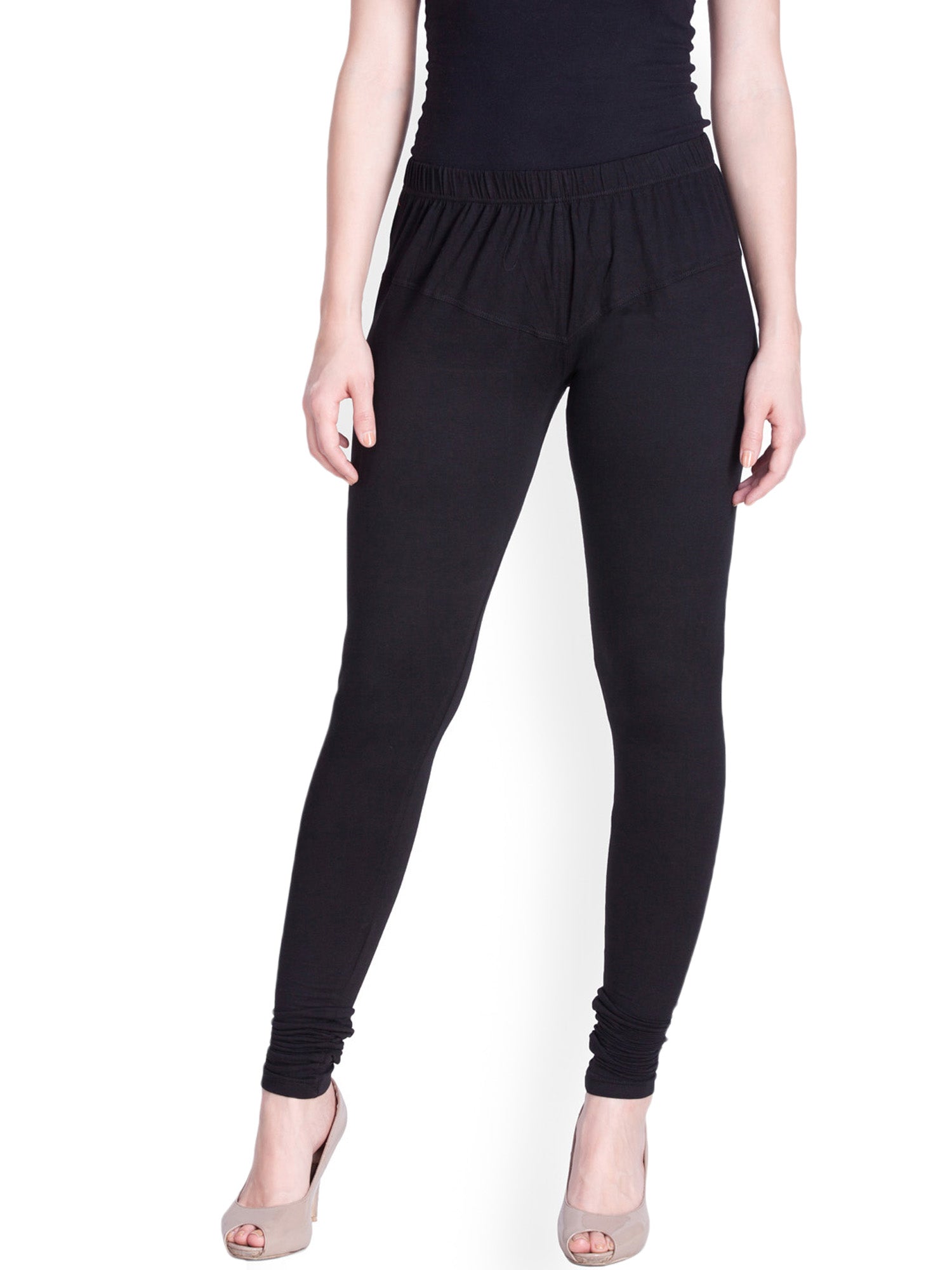 Black Premium Churidar Leggings