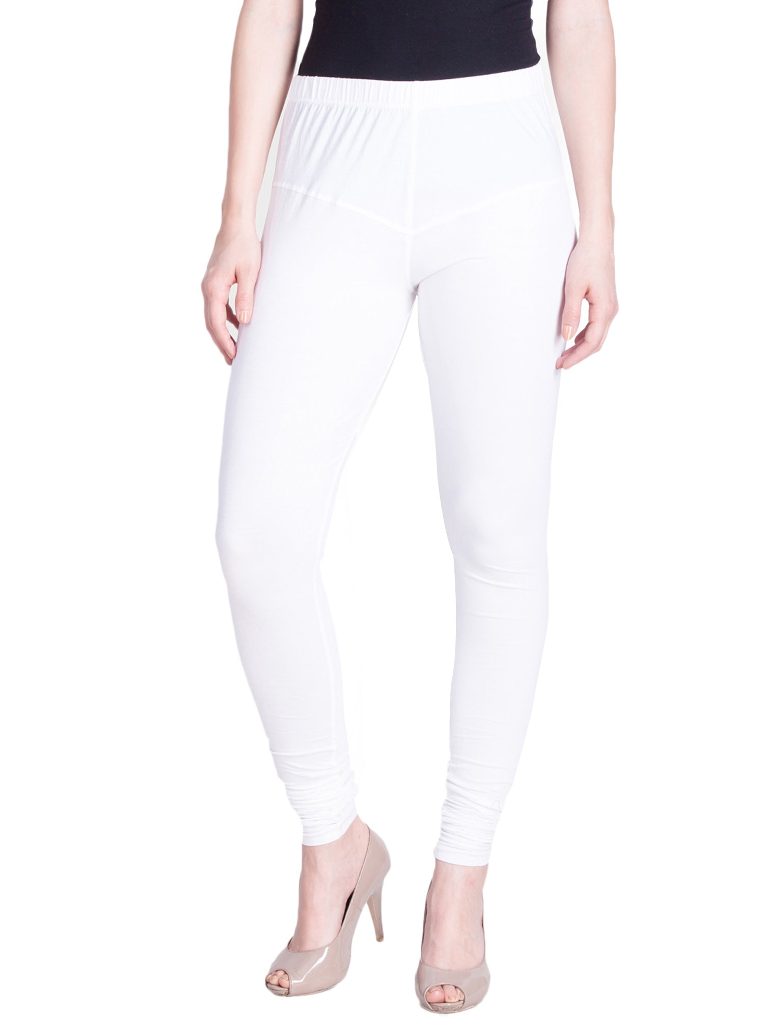 White Premium Churidar Leggings